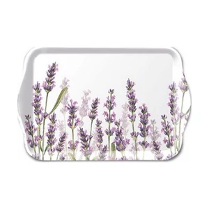 Tálca Ambiante kicsi Lavender Shades White műanyag kistálca 13x21cm