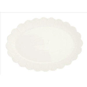 Tál Porcelán 36x26cm, Fleuri white Porcelántál