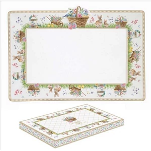 Tálca kínáló 35x24,5cm Spring Bloom dobozban
