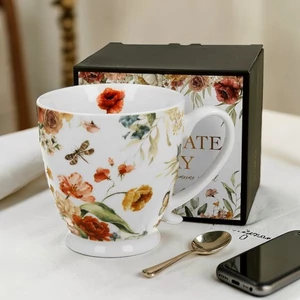 Bögre porcelán 510ml talpas, REBECCA Díszdobozban