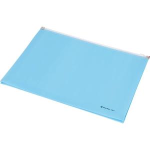 Irattartó tasak A4 Panta Plast cipzáras talpas PP műanyag pasztell kék Iratrendezés PANTA PLAST 0410-0038-03