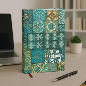Tanári zsebkönyv 2025/26 145x205mm, mozaik mintás Realsystem   kollekció 5311-67