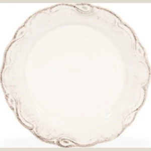 Tányér desszertes kerámia Antikolt natúr 19cm, Alicia