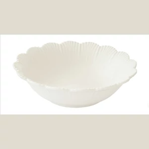 Tányér mély porcelán 20cm, Fleuri white
