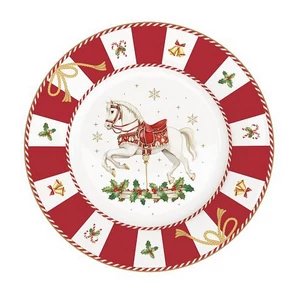 Tányér porcelán karácsonyi 19cm, Christmas tale