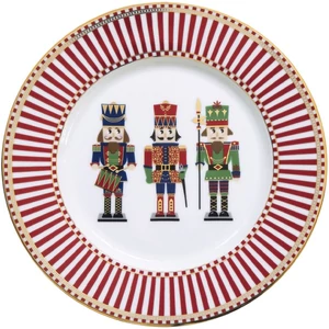 Tányér porcelán karácsonyi 19cm, Nutcracker