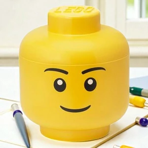 Tárolódoboz LEGO Boy fej nagy