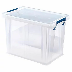Tárolódoboz műanyag Fellowes átlátszó, 18,5 liter, ProStore