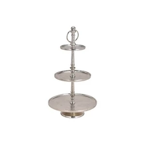 Tárolótál 3emeletes silver-aluminium 60cm exkluzív termék