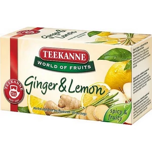 Tea TEEKANNE gyümölcstea World of Fruits gyömbér-citrom 20x1, 75 KHK480