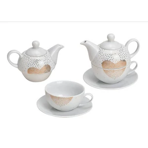 teásszett Porcelán 20' 17x11x14cm 350ml/200ml
