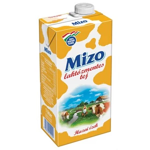 Tej tartós Mizo 1L Laktózmentes, visszazárható KHTEJLAK