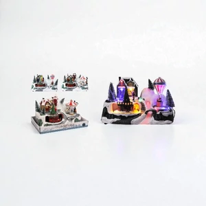 Téliváros karácsonyi 12cm 2féle KPM25 müködttése elemmel