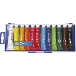 Tempera 12-es Connect 12x12ml, PVC dobozban iskolaszezonos termék MINŐSÉGI