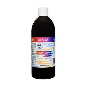 Tempera 500ml Nebulo fekete Iskolaszer Nebulo NTF-500-FK