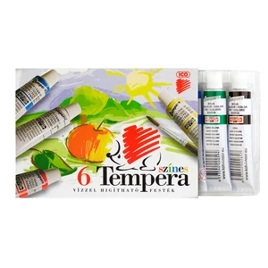 Tempera 6 ICO Süni 6x16ml tubusos iskolaszer- tanszer