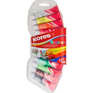 Tempera készlet 12 Kores 12színx12ml Iskolaszerek Kores 72412