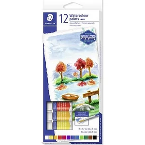Tempera készlet 12 STEADTLER Design Journey Akvarell 12színx12ml Iskolaszerek Staedler 8880 C12