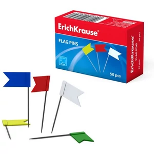 Térképtű zászlós 50db-os ErichKrause 28232