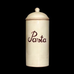 Tésztatartó kerámia 10,5x26cm Romantik kézzel festett
