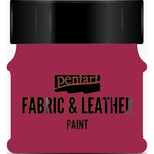 Textil és bőrfesték 50ml Pentart bordó