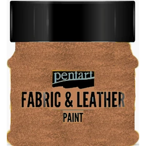 Textil és bőrfesték 50ml Pentart csillogó bronz 