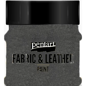 Textil és bőrfesték 50ml Pentart csillogó grafit