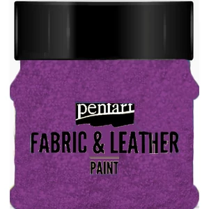 Textil és bőrfesték 50ml Pentart csillogó lila 