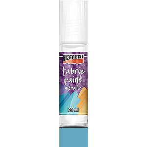 Textilfesték metál 20ml Pentart kék