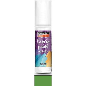 Textilfesték metál 20ml Pentart zöld