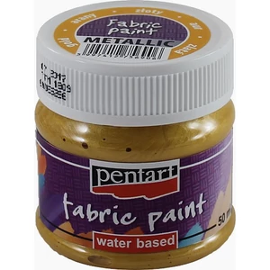 Textilfesték metál 50ml Pentart arany