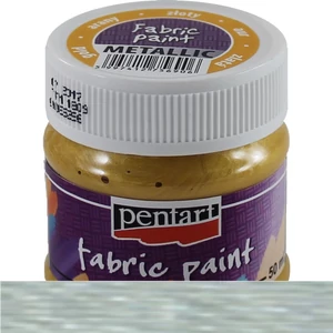 Textilfesték metál 50ml Pentart ezüst