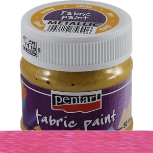 Textilfesték metál 50ml Pentart pink