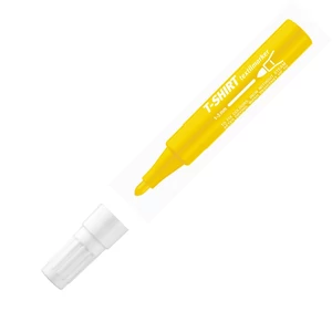 Textilmarker T-SHIRT ICO fluor sárga 25 textilfilc - kreatív termék