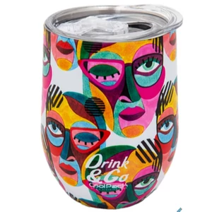 Thermo pohár Cinco arcok) 350ml ,