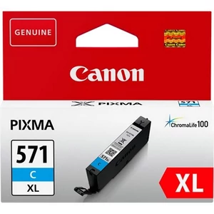 Tintapatron Canon CLI-571CXL színes, kék, 11ml Pixma MG5750,6850,7750 géphez