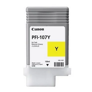 Tintapatron Canon PFI-107Y színes, sárga, 130ml iPF780,770 géphez