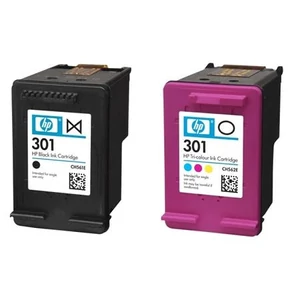 Tintapatron HP N9J72AE multipack, 301 b+c+m+y pack DeskJet 2050 géphez