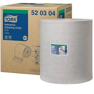 Tisztítókendő ipari 1 2 rétegű 950lap W1 rendszer TORK szürke
