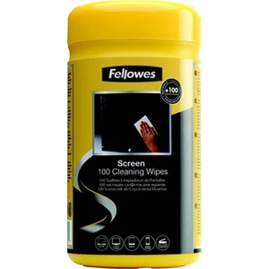 Tisztítókendő képernyőhöz Fellowes 100db törlőkendő 99703