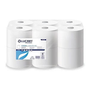 Toalettpapír 2 2 rétegű 12 tekercses LUCART Strong L-One mini 180 hófehér
