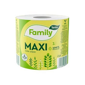 Toalettpapír 2 2 rétegű kistekercses 64 tekercs TENTO Family Maxi