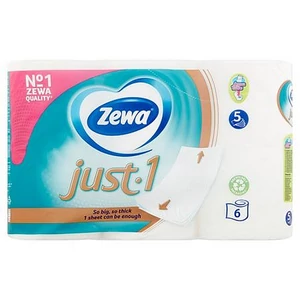 Toalettpapír 5 2 rétegű kistekercses 6 tekercs ZEWA Just1