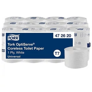 Toalettpapír belsőmag nélküli T7 rendszer 1 2 rétegű 13,1cm átmérő Universa TORK OptiServe