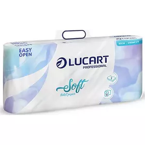 Toalettpapír Lucart 2 rétegű, kistekercses, 10 tekercs, fehé