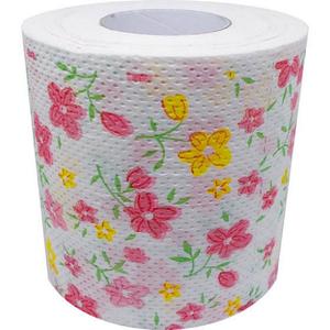 Toalettpapír Party Art virágos - 10cm x 30 m, 1 tekercs 2 rétegű