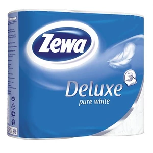 Toalettpapír 3rétegű Zewa 4 tekercses Deluxe fehér 3rétegű
