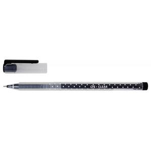 Toll CFS - Cool for School CLEAR 0,7mm kupakos golyóstoll Papiron, kék színű tinta