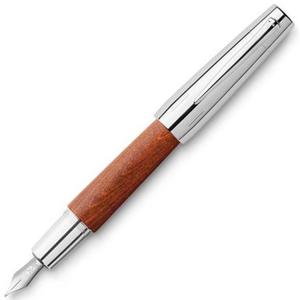Faber-Castell töltőtoll E-motion -EF- barna körtefa test 148202