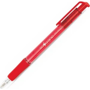 Toll golyós 0,4 Flexoffice EasyGrip nyomógombos piros Írószerek FLEXOFFICE FO-08RED
